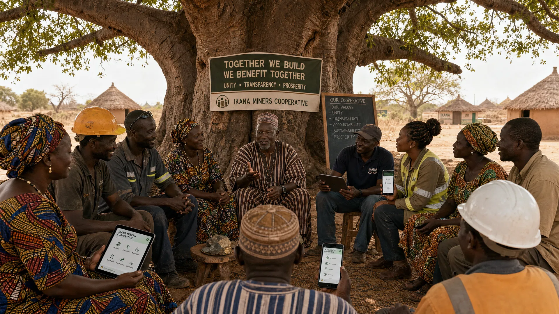 Community Mining Cooperatives: How Digital Platforms Enable Collective Bargaining