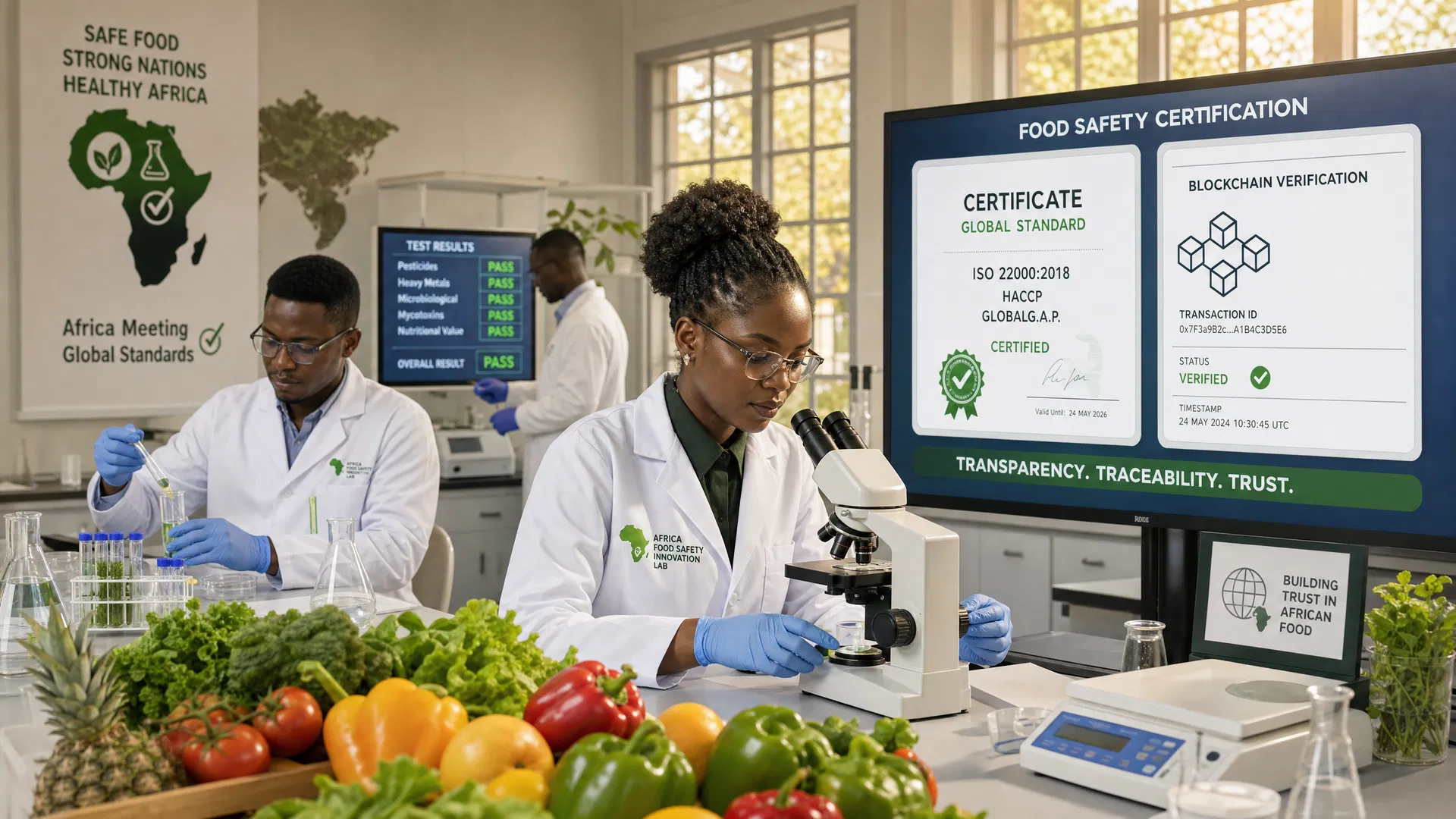 Food Safety Certification: Blockchain-Verified Standards for African Exports