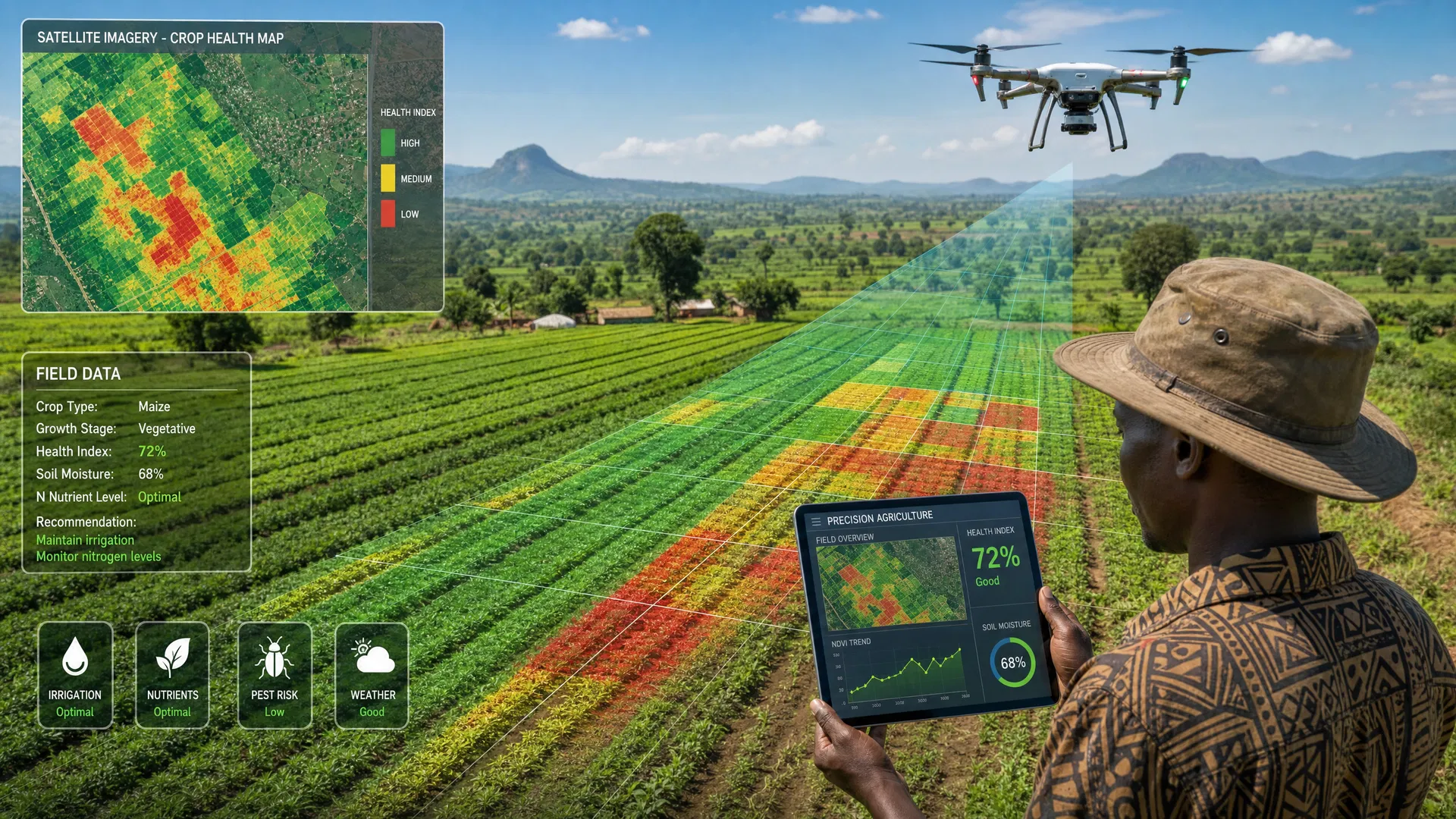 Precision Agriculture in Sub-Saharan Africa: Satellite Data Meets Smallholder Farming