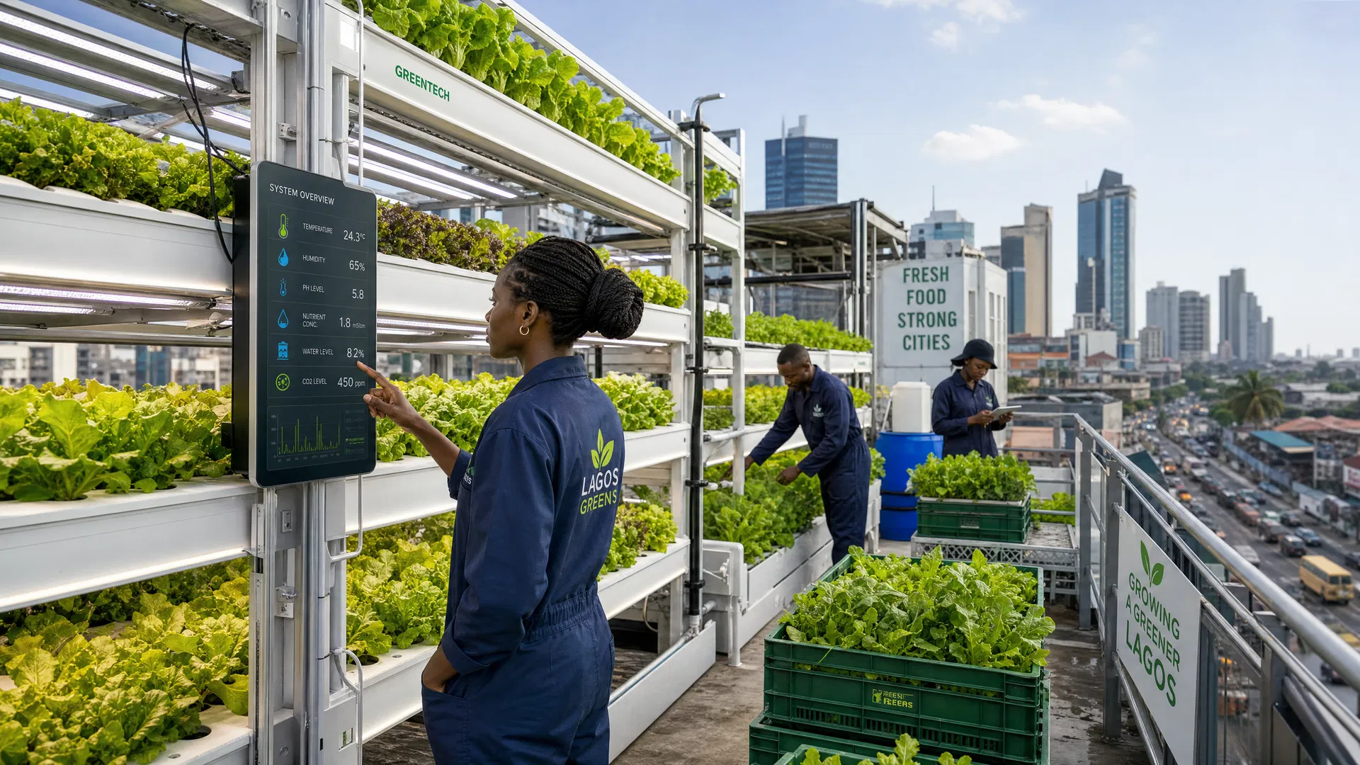Urban Farming in African Megacities: Digital Platforms for Vertical Agriculture