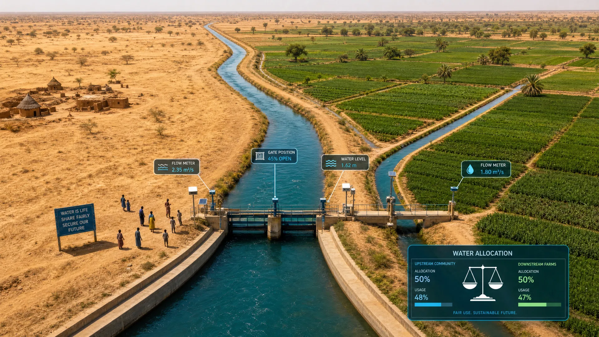 Water Rights Tokenization: Fair Allocation for Irrigation in the Sahel
