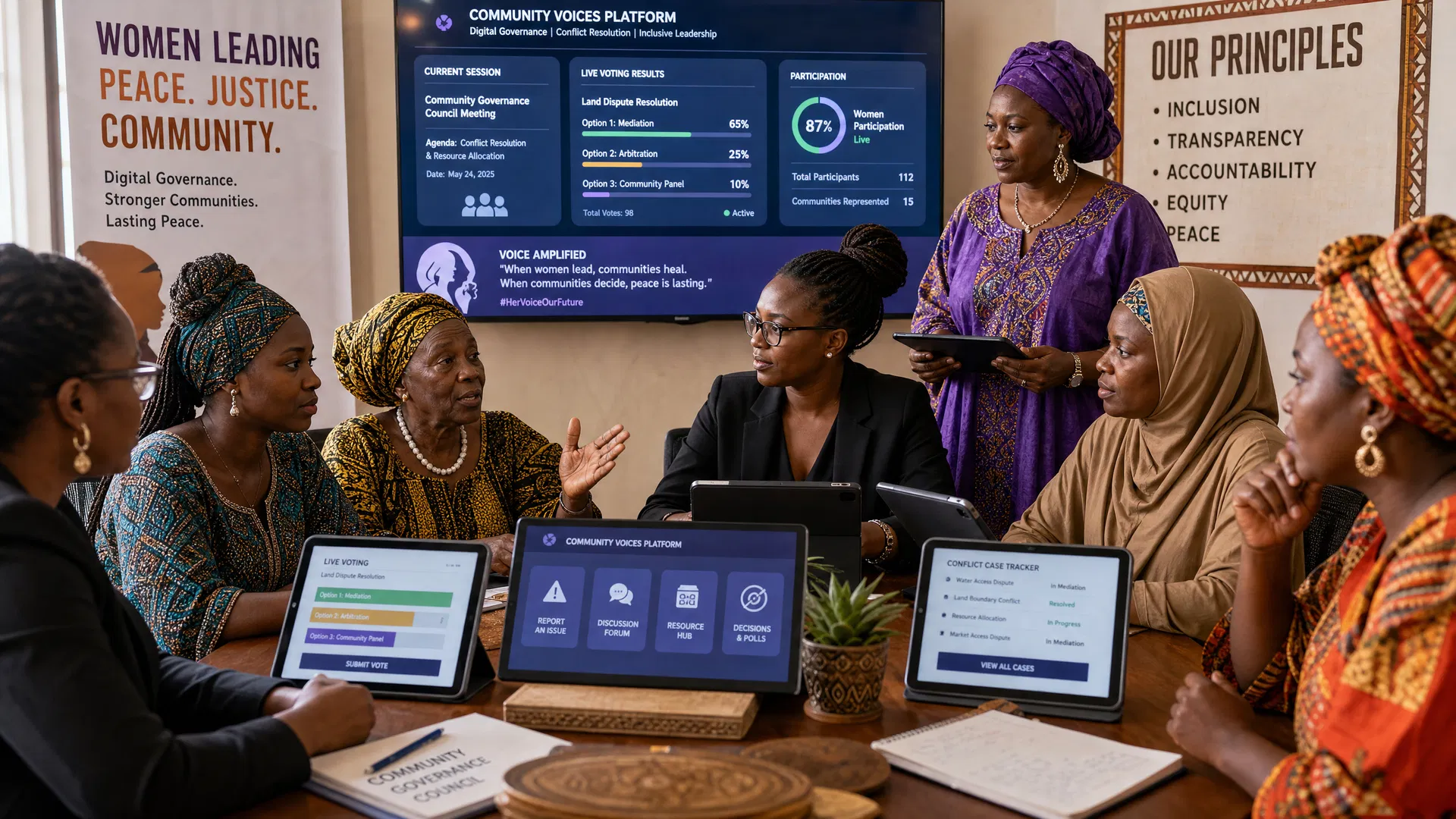 Women Peacebuilders: How Digital Governance Amplifies Female Voices in Conflict Zones