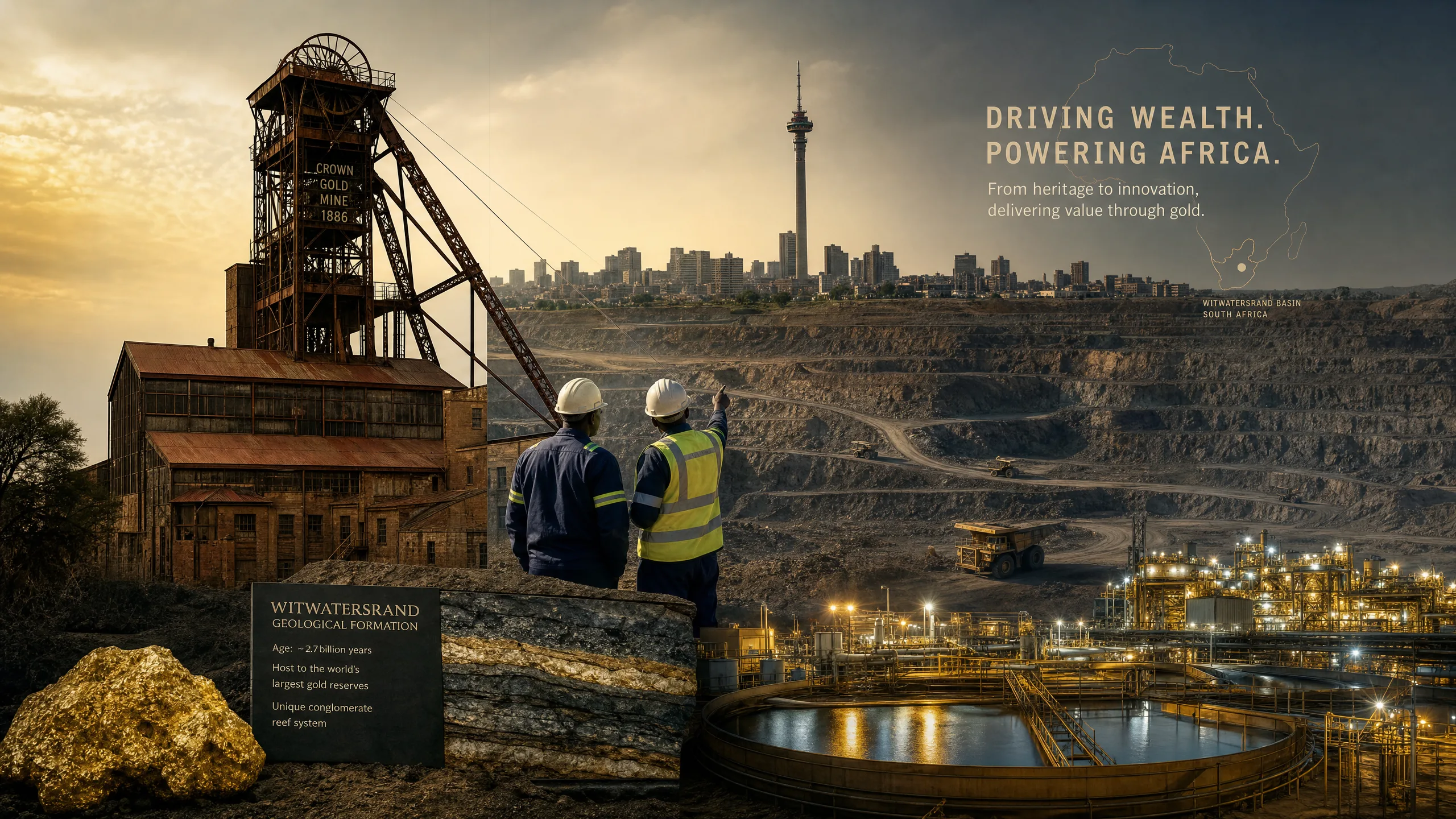 South Africa's Gold: From Witwatersrand Rush to $8 Billion Modern Industry